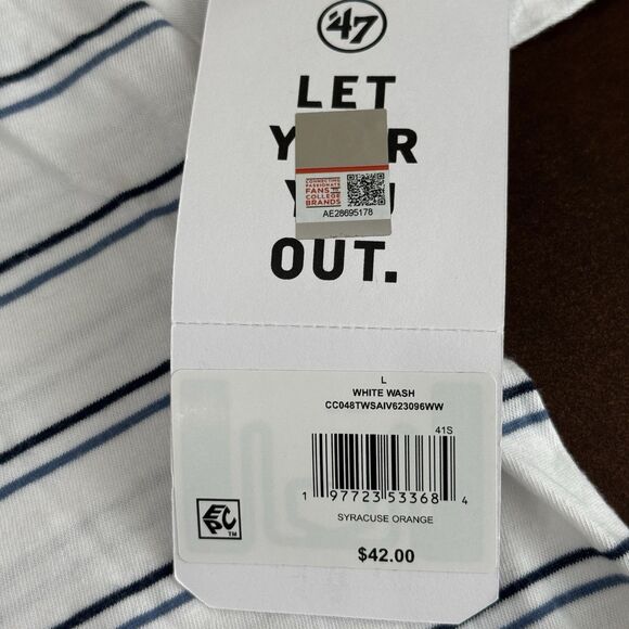 Syracuse Orange University relaxed oversize cropped t-shirt 47 Brand size Large - Picture 7 of 10